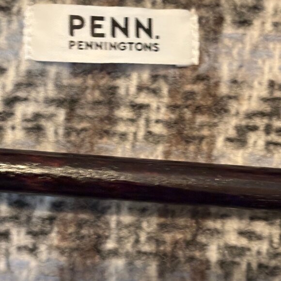 Women’s Penningtons Wool-Blend Plaid Zip Jacket – Size 3X – Like New - Picture 3 of 4